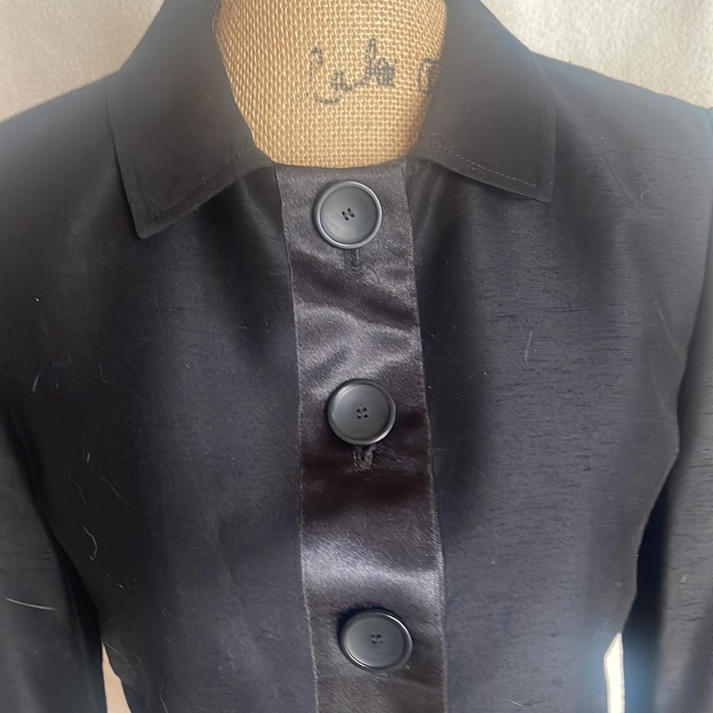 PHILIPPE ADEC Black Jacket SZ 2 Vintage
